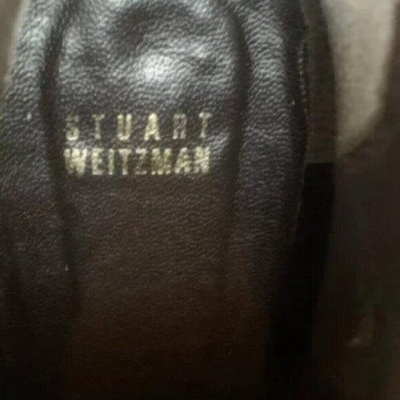 Stuart Weitzman Brown Wedge Booties Size 8.5 - Picture 6 of 8